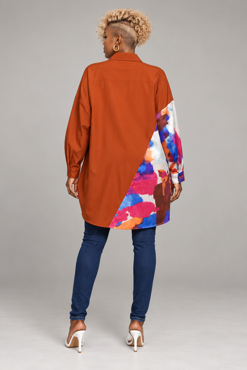 Oversized "Rooted" T-shirt dress